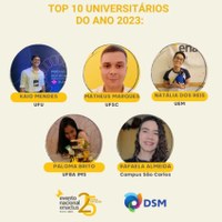 Aluna da UEM é selecionada no top 10 concorrentes do prêmio Universitário do Ano do ENEB 25 Anos Em Ação